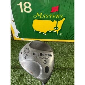 Callaway Golf Big Bertha Steelhead 3 Fairway Wood RH Memphis 10 98 Steel Shaft